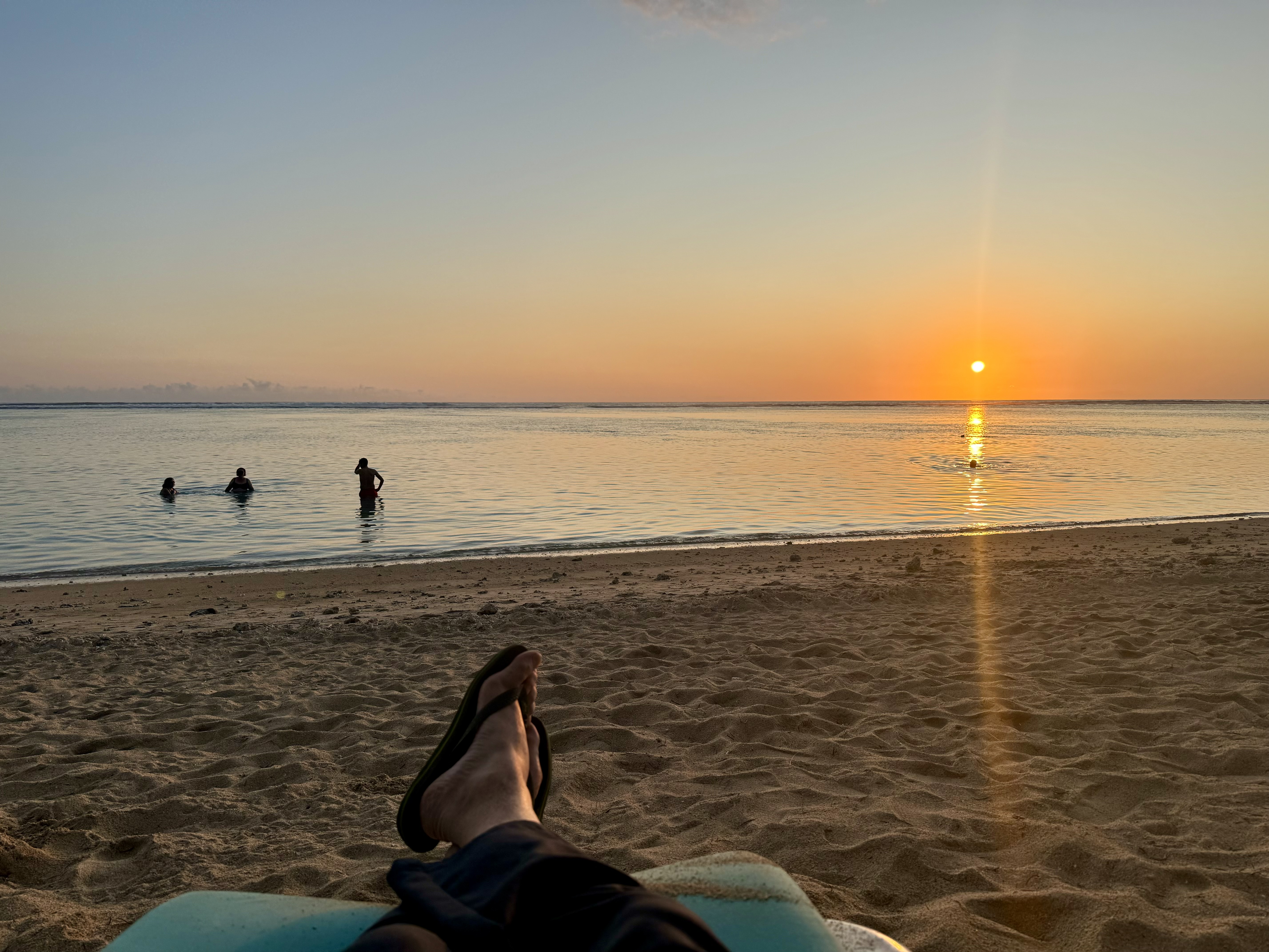 Un bien beau couché de soleil