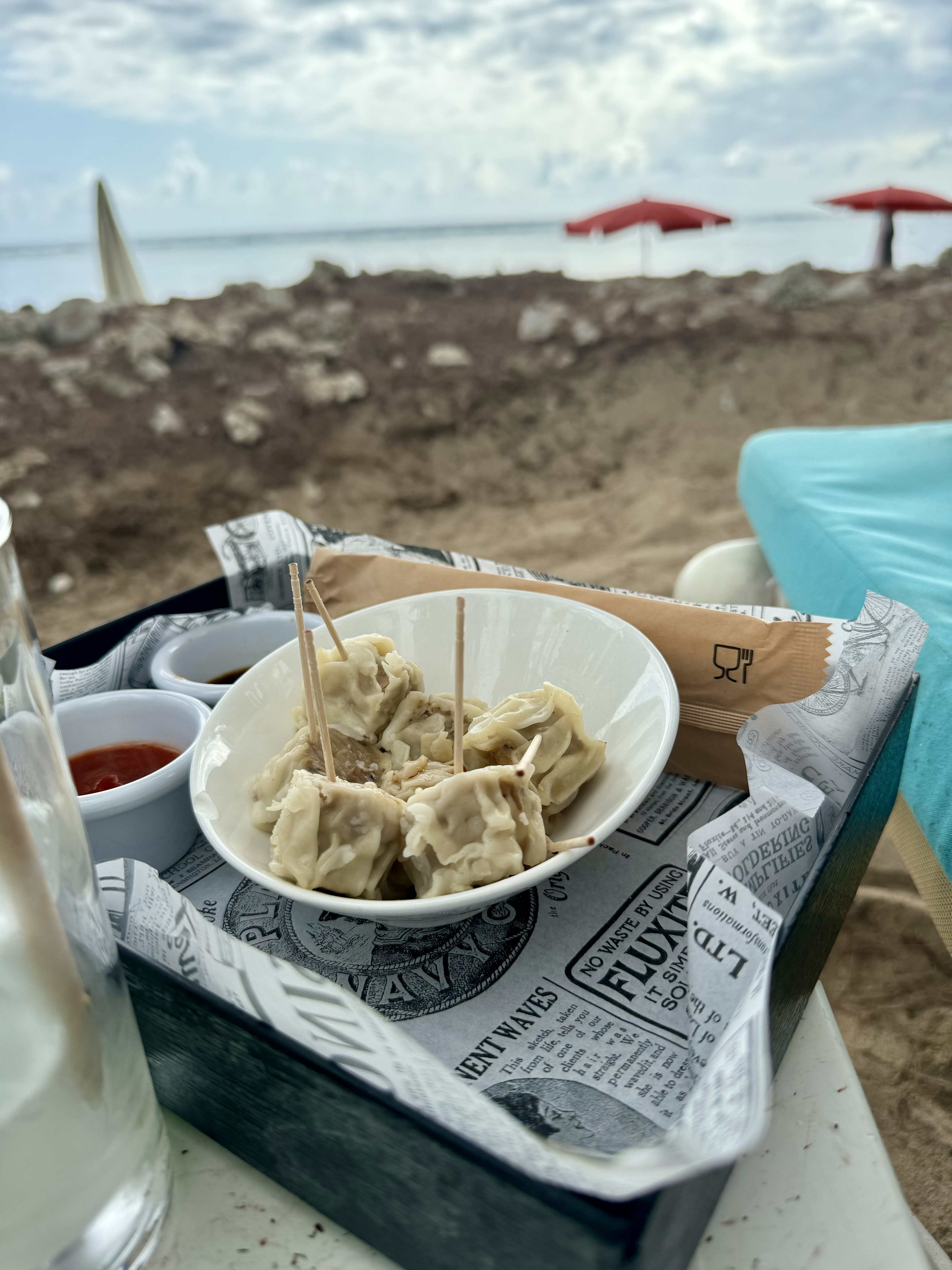 Des bouchons au poulet